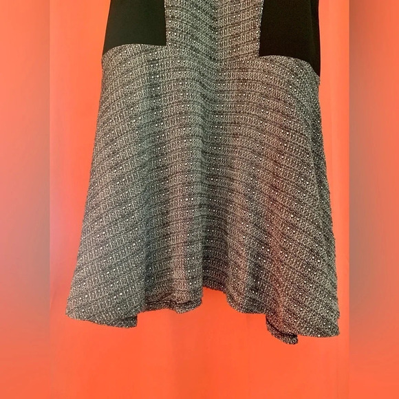 MADEWELL Textured Tribune Dress Charcoal size 6 - Picture 6 of 10